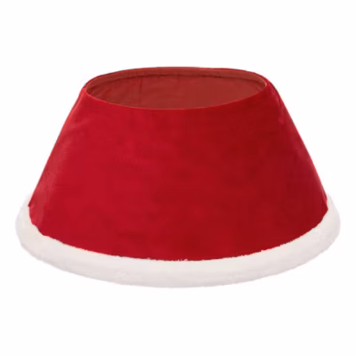 Cache pied de sapin D.56cm rouge et blanc – Atmosphera