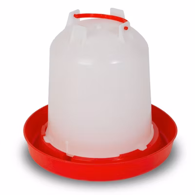 EBERTH Abreuvoir pour volailles d&rsquo;une capacité de 6 L, distributeur d&rsquo;eau automatique, PP copolymère