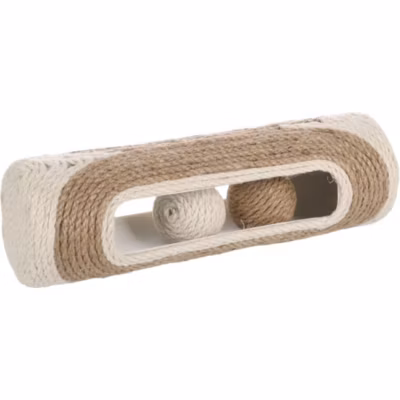Tube Cylindre avec balles  D 9.5 cm par 29 cm jouet pour chat