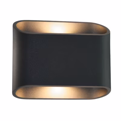 APPLIQUE IP65 DIAGO LED 8W BLANC CHAUD – 3 000 K ON-OFF GRIS URBAIN 680LM