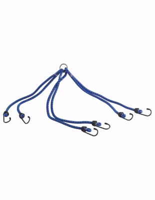 Tendeur pieuvre en caoutchouc à crochets, 8mmx80cm, bleu – THIRARD