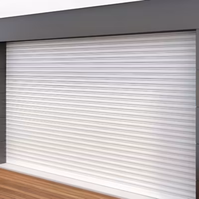 Volet Roulant Traditionnel en aluminium 45mm Tunnel (Blanc signalisation RAL9016 – Moteur TELCO à télécommande – 1200 x 1450mm)