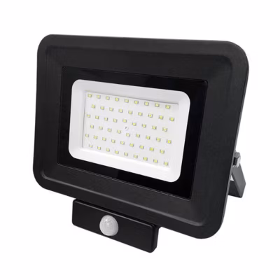 Projecteur Led avec détecteur infrarouge 50W  noir – Optonica