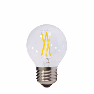 Ampoule LED Filament E27 G45 4W 400lm Lumière Neutre 4500K Verre