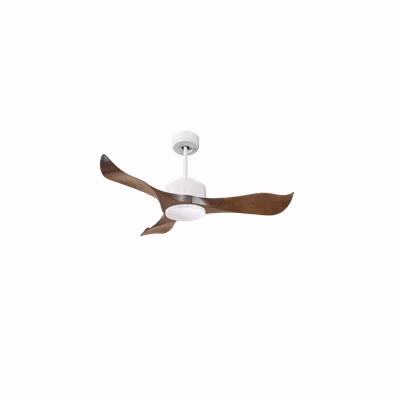 Modulo Regular Exterior – un ventilateur pour extérieur IP44, DC 106 cm Blanc pales abs marron sans Lumière  10 à 20 m²