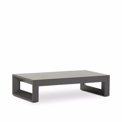 Table basse jardin 140×80 aluminium anthracite – San Francisco