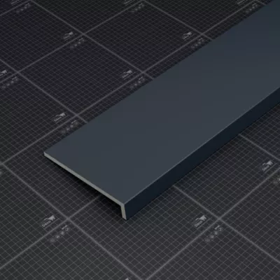 Appui de fenêtre PVC l. 20 cm x ép. 9 mm – Anthracite – 120 cm