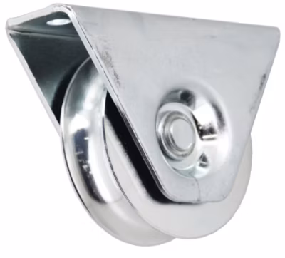 Roue à support externe diamètre 80mm gorge 15mm – FRATELLI COMUNELLO – 327-80