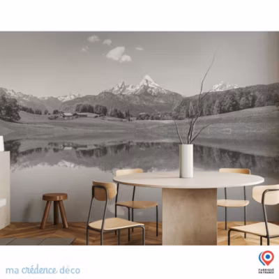 Papier peint Lac et montagne – Intissé – 200 cm – 280 cm – MaCrédenceDéco