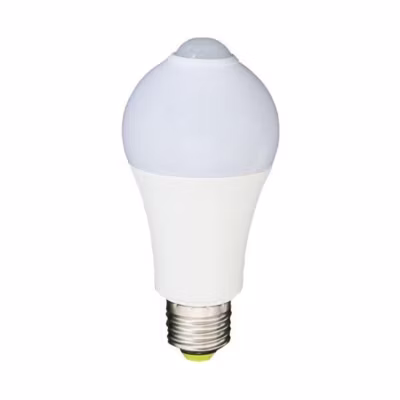 Ampoule LED E27 7W A60 avec Détecteur de Mouvement – Blanc Froid 6000K – 8000K – SILAMP