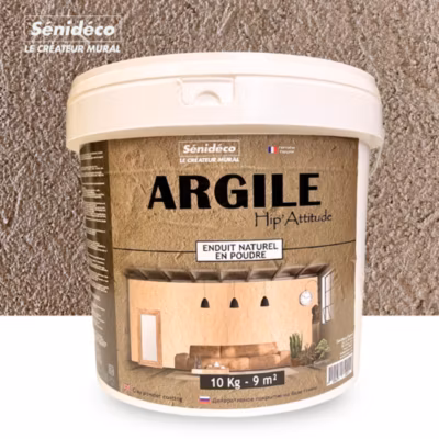 Enduit décoratif à l&rsquo;argile 10kg pour 9 m² coloris CREPUSCULE