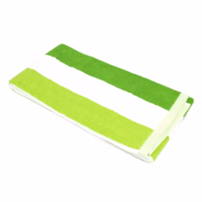 Drap de douche 70×140 cm coton 480g/m2 CLASSIC STRIPES Vert
