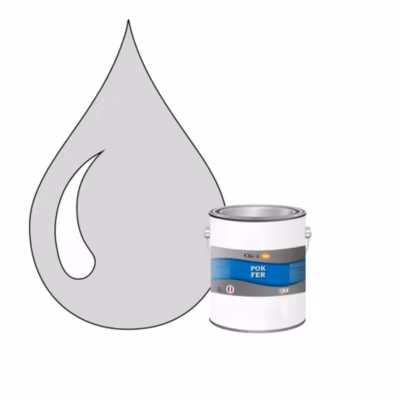Peinture fer antirouille – Laque extérieure Semi-Brillante POK FER – 1L – RAL 7035 – Gris Clair