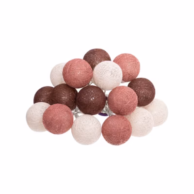Guirlande LED à piles 16 boules- Multicolore- Atmosphera