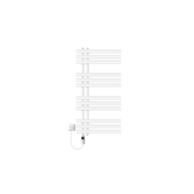 Radiateur Iron EM sèche-serviettes blanc 50×100 cm avec élément chauffant 600W