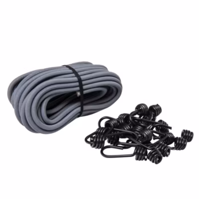 Lot de rouleau tendeur 10 m,  Diamètre 8 mm  avec 20 crochets WERKA PRO