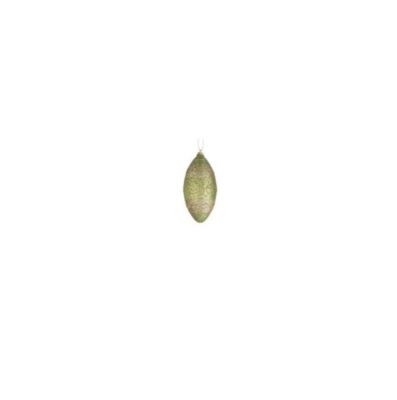 1 boule forme oeuf de Noel paillettes