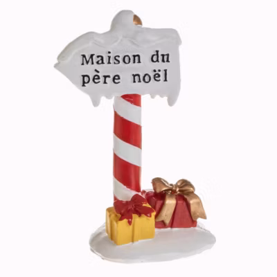 Accessoire village panneau boîte aux lettres assorti – feeric lights & christmas