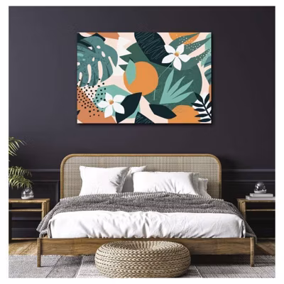 Poster intissé FRUITS ET PLANTES EXOTIQUES 140 x 95 cm – Affiche murale de qualité supérieure