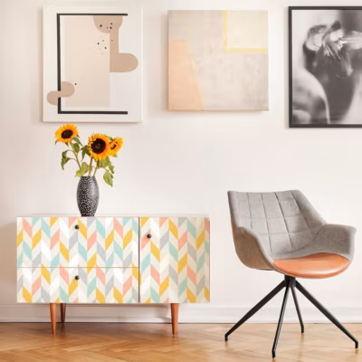 Sticker meuble scandinave yvank 40 x 60 cm