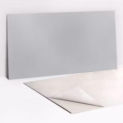 Panneau autocollant Tulup 100×50 cm Couleur gris 1 pcs