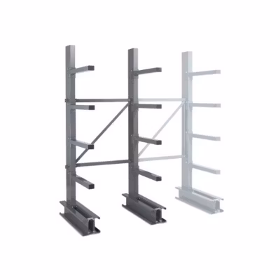Rayonnage Cantilever Mi-lourd 5 nvx 1 côté H. 2,5m x L.1m x P.1200