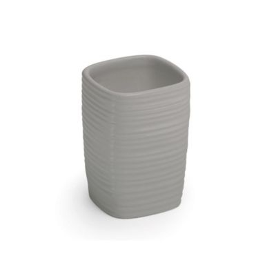 Calla Porte-Brosse À Dents En Céramique Gris