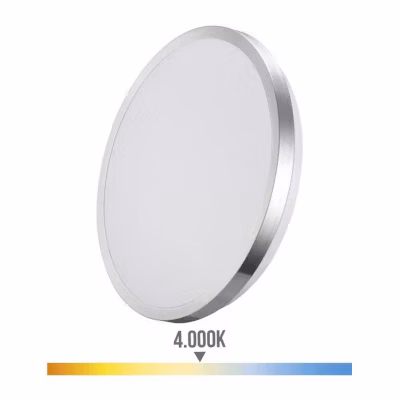 Applique murale LED 12W 800 lumens 4000K cadre chromé – Blanc – Non réglable