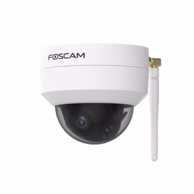 Caméra IP Wi-Fi extérieure motorisée 4MP – Zoom optique x4 – Foscam D4Z Blanc