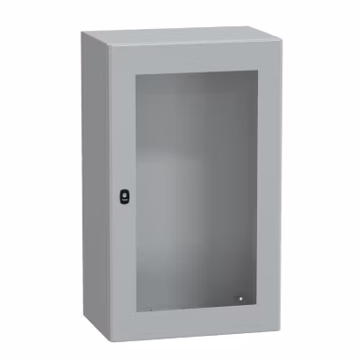 Nsys3d10640t Coffret Métallique étanche Ip66 – 1000x600x400 – Porte Vitrée – Spacial S3d – Schneider Electric