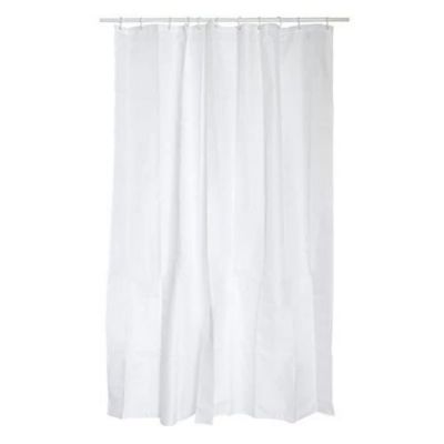 Rideau de douche en polyester – MSV – 120x200cm – Blanc