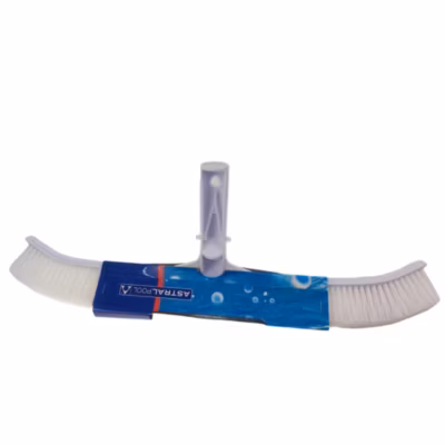 Brosse Courbe  45 cm Clip – nettoyage piscine couleur blanc