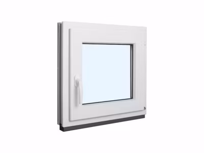 Fenêtre oscillo-battante PVC blanc L 650mm x H 750mm ouvrant droit