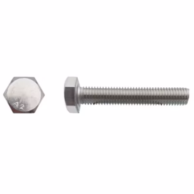 50 Vis Métaux Tête Hexagonale F/Total 14 x 55 mm – DIN 933 – Inox A2 – D-Work