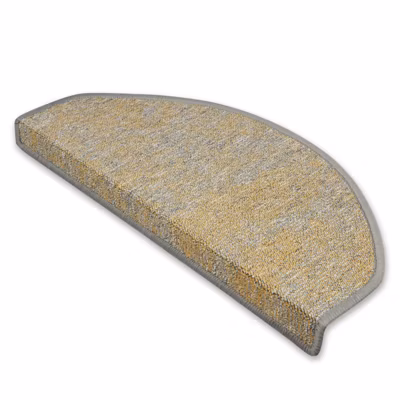 Tapis d&rsquo;escalier York Jaune 23,5 x 65 cm – Floordirekt