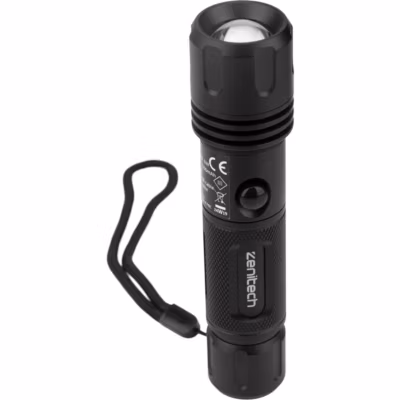 Lampe torche LED rechargeable USB 160/500lm – Zenitech