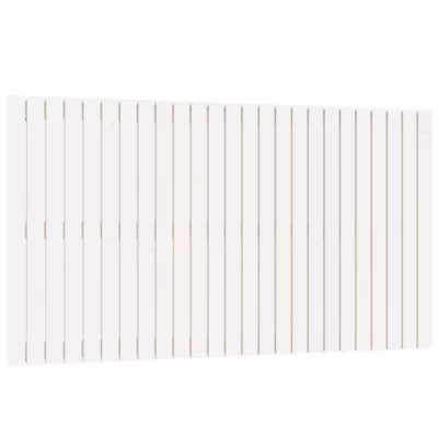 vidaXL Tête de lit murale Blanc 159,5x3x90 cm Bois massif de pin 824899