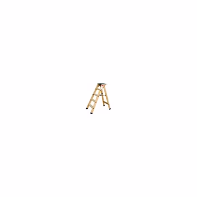 Escabeau bois professionnel 7 marches + tablette – Outifrance
