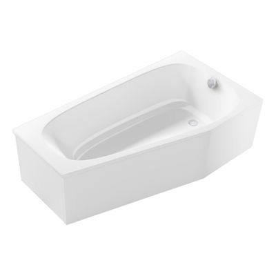 Baignoire bain douche 170 x 90 JACOB DELAFON Bastille vidage à droite blanc brillant