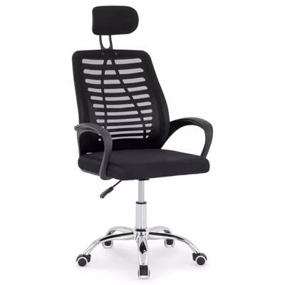 Chaise de bureau SEATTLE – Noir