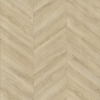 Sol vinyle – imitation chêne clair à chevrons – Rouleau de 4m x 14m
