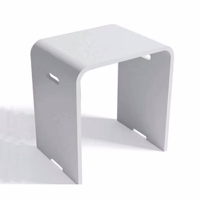 Tabouret salle de bains en Solid surface – Kento
