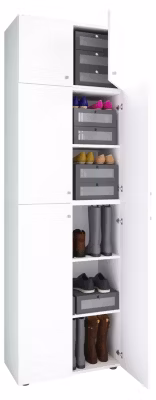 Schuhschrank Kleiderschrank Lona 5f A