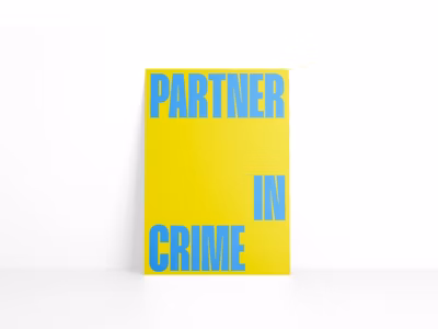 Carte de voeux Piece & Love – Partner in crime