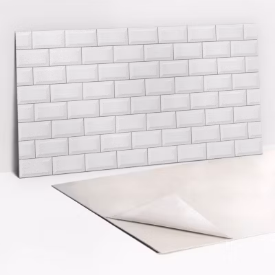 Panneau autocollant Tulup 100×50 cm Briques modernes 1 pcs