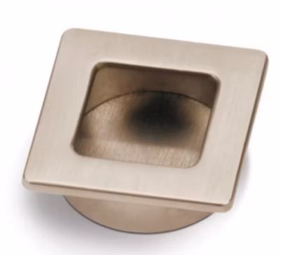 Poignée Stylus 3600-Nickelé brossé. 39x39mm.