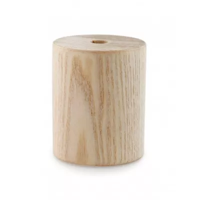 Kit Cache Douille Cylindrique en Bois Brut 65mm à Personnaliser  Une Touche Moderne pour Vos Luminaires