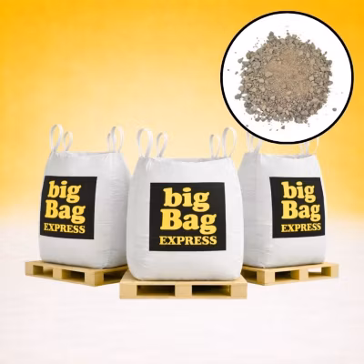 PACK 3 X BIG BAG de +/- 1,5T Sable à Tranchée Gris 0/6 mm – Livraison PREMIUM