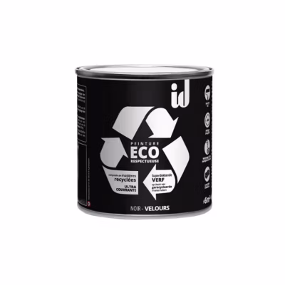 PEINTURE ECO RESPECTUEUSE VELOURS NOIR 500ML – ID Paris