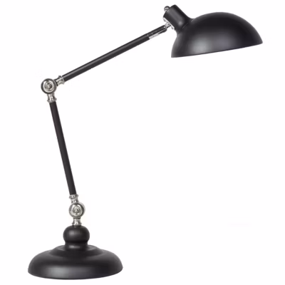 Lampe de bureau MERAMEC Réglable Métal Noir